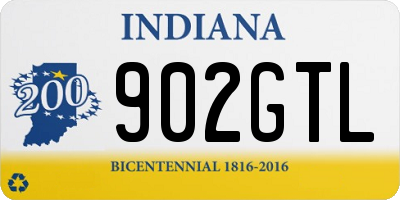 IN license plate 902GTL