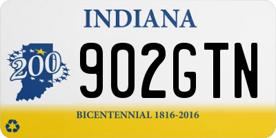 IN license plate 902GTN