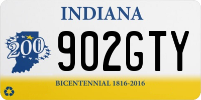 IN license plate 902GTY