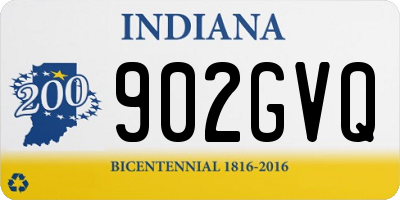 IN license plate 902GVQ