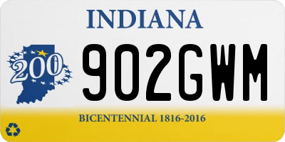 IN license plate 902GWM
