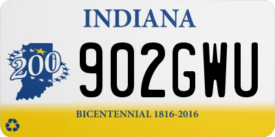 IN license plate 902GWU