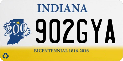 IN license plate 902GYA