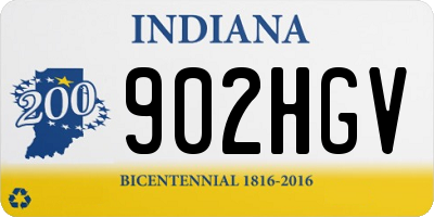 IN license plate 902HGV