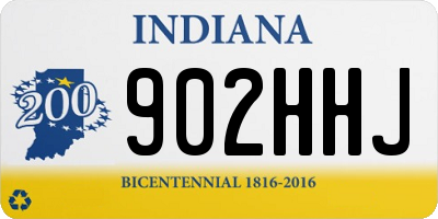 IN license plate 902HHJ
