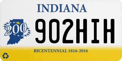 IN license plate 902HIH