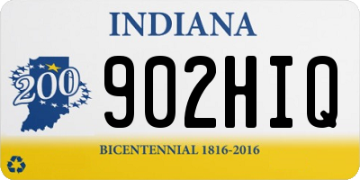 IN license plate 902HIQ