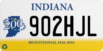 IN license plate 902HJL