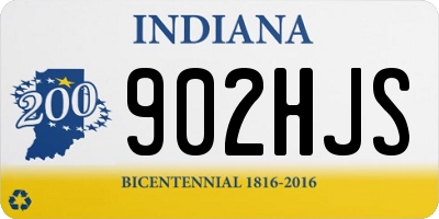 IN license plate 902HJS