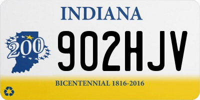 IN license plate 902HJV