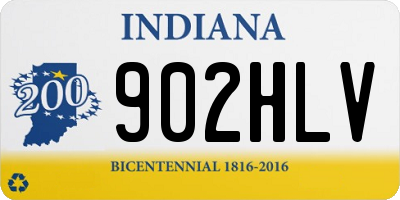 IN license plate 902HLV
