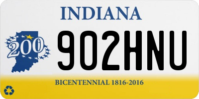 IN license plate 902HNU