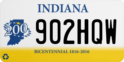 IN license plate 902HQW
