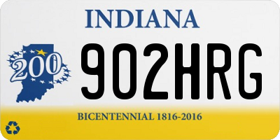 IN license plate 902HRG