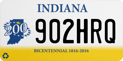 IN license plate 902HRQ
