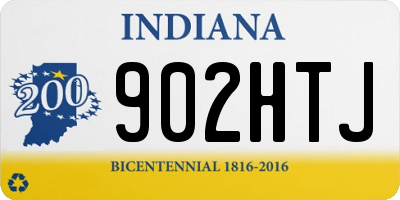 IN license plate 902HTJ