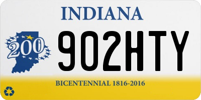 IN license plate 902HTY