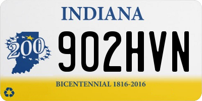IN license plate 902HVN