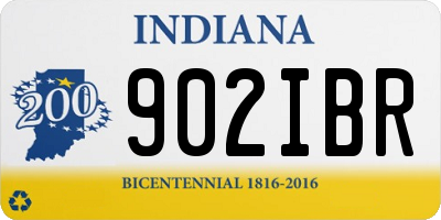 IN license plate 902IBR