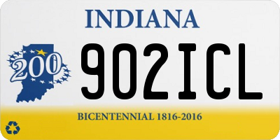 IN license plate 902ICL