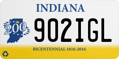 IN license plate 902IGL