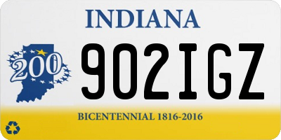 IN license plate 902IGZ