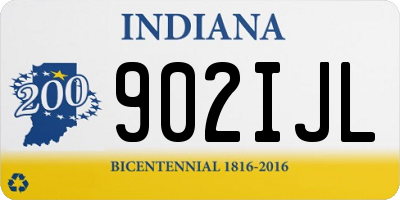 IN license plate 902IJL