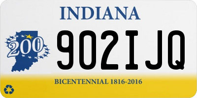 IN license plate 902IJQ