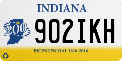 IN license plate 902IKH
