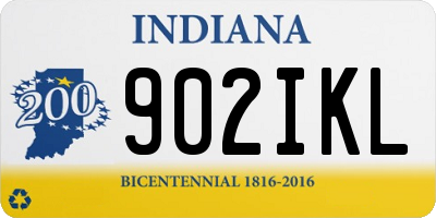 IN license plate 902IKL