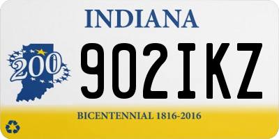 IN license plate 902IKZ