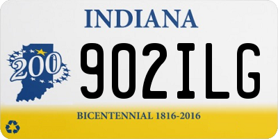 IN license plate 902ILG