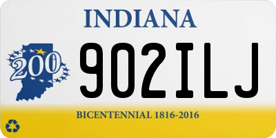 IN license plate 902ILJ