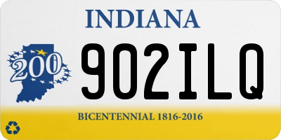 IN license plate 902ILQ