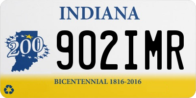 IN license plate 902IMR