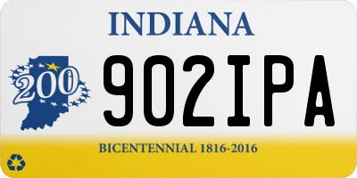 IN license plate 902IPA