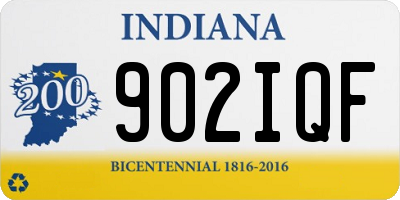 IN license plate 902IQF