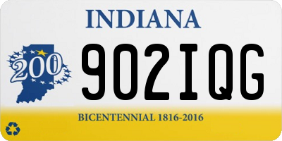 IN license plate 902IQG