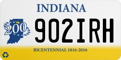 IN license plate 902IRH
