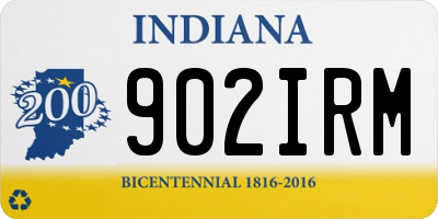 IN license plate 902IRM