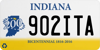 IN license plate 902ITA