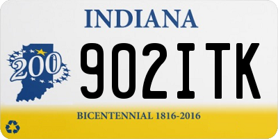 IN license plate 902ITK