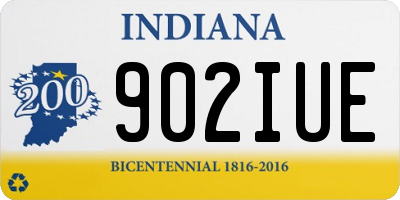 IN license plate 902IUE