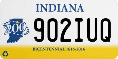 IN license plate 902IUQ