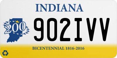 IN license plate 902IVV