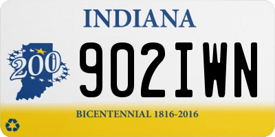 IN license plate 902IWN