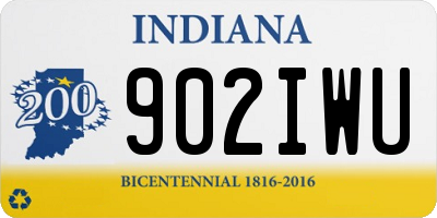 IN license plate 902IWU
