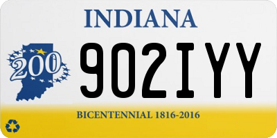 IN license plate 902IYY