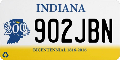 IN license plate 902JBN