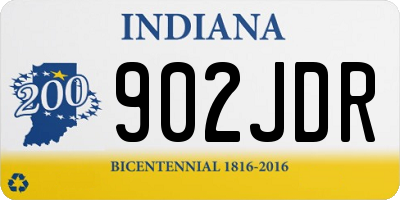 IN license plate 902JDR